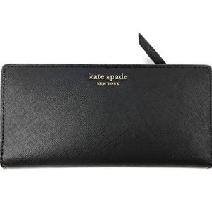 Kate Spade Leather Wallet - Black